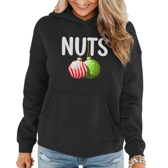 Chest Nuts Funny Matching Chestnuts Christmas Couples Nuts Women Hoodie - Monsterry AU