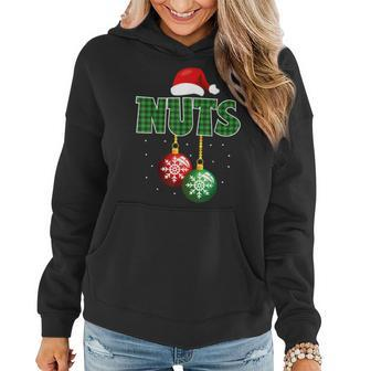 Chest Nuts Matching Chestnuts Family Funny Christmas Couples Women Hoodie - Thegiftio UK