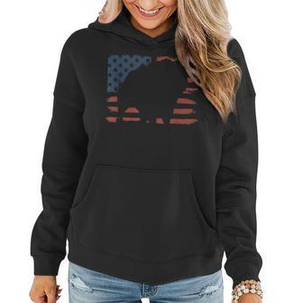 Chow Chow Mom American Flag T Puppy Dog Dad Father Gift Women Hoodie - Seseable