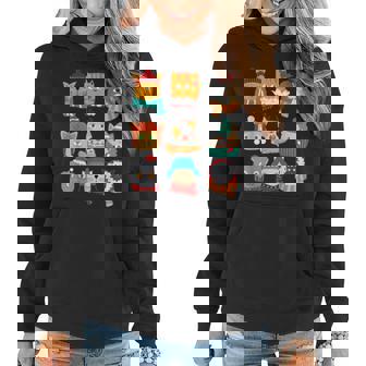 Christmas Cats For Christmas Women Hoodie Graphic Print Hooded Sweatshirt - Thegiftio