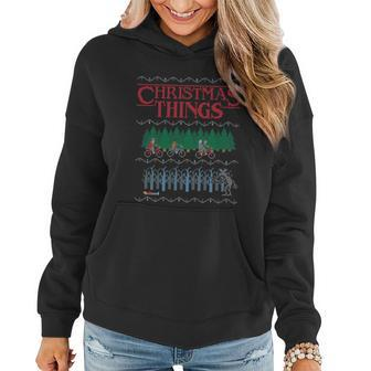Christmas Things Ugly Christmas Sweater Women Hoodie - Monsterry DE