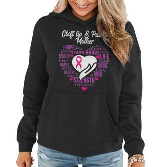 Cleft Lip & Palate Faith Of Heart Mother Awareness Cute Gift Women Hoodie - Seseable