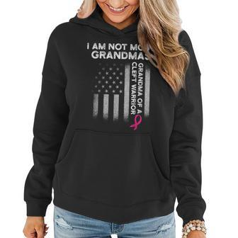 Cleft Palate Lip Most Grandma Cleft Strong Awareness Women Hoodie - Seseable