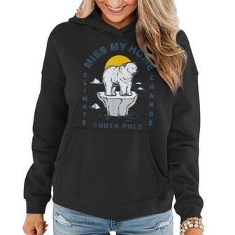 Climate Change Gifts Polar Bear Clothing Mother Earth Women Hoodie - Seseable