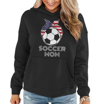 Cool Soccer Mom Jersey For Parents Of Womens Soccer Players Women Hoodie - Seseable