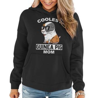 Coolest Guinea Pig Mom Funny Pet Mother Women Hoodie - Seseable