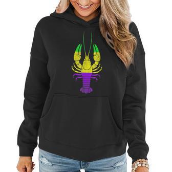 Crawfish Mardi Gras Carnival New Orleans Funny Fat Tuesdays Women Hoodie - Seseable