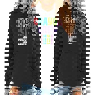 Crayon Crew Hilarious Message Quote Unisex Women Hoodie Graphic Print Hooded Sweatshirt - Thegiftio