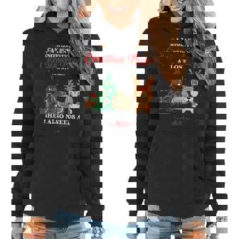 Cute Christmas Movie And Akita Dog Women Hoodie Graphic Print Hooded Sweatshirt - Thegiftio