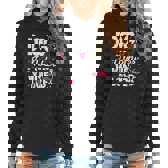 Cute Dog Mother Wine Lover Dane Dog Mothers Day 2023 Women Hoodie - Thegiftio UK