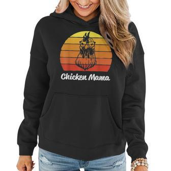 Cute Funny Mom Gifts Mothers Day Chicken Mama Chicken Lover Women Hoodie - Seseable