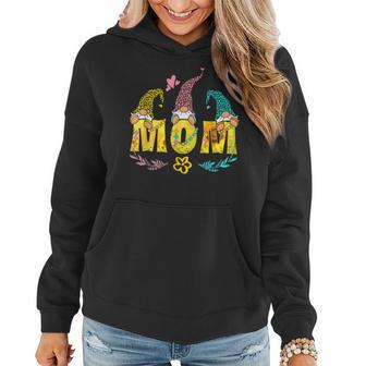 Cute Gnome Mom Happy Mothers Day For Mom Gnomies Sunflower Women Hoodie | Mazezy