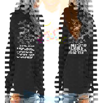 Dabbing Nutcracker Cousin Squad Funny Matching Christmas Women Hoodie | Mazezy