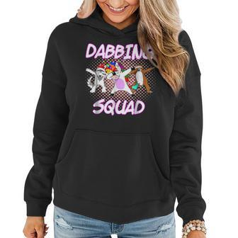 Dabbing Unicorn Sloth Husky T Girls Squad Dab Gift Women Hoodie | Mazezy UK