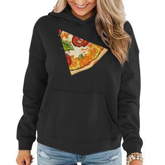 Daddy Pizza Missing A Slice His Kid Slice Boy Girl Mom Dad Women Hoodie - Seseable