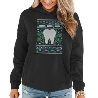 Dental Hygienist Ugly Christmas Cool Gift Funny Holiday Cool Gift Women Hoodie - Monsterry DE