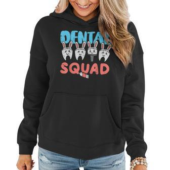 Dental Squad Easter Th Bunny Dentist Assistant Hygienist Women Hoodie - Seseable