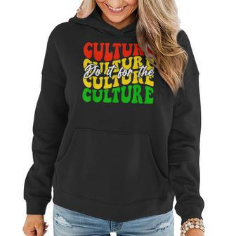 Do It For The Culture Black History Melanin African Groovy Women Hoodie - Seseable