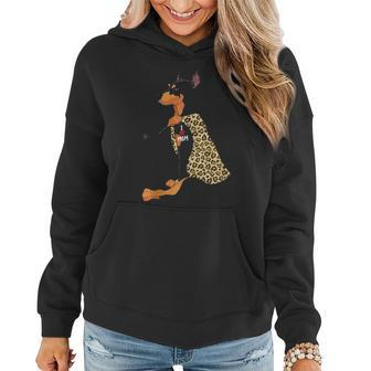 Doberman Pinscher Tattoo I Love Mom Funny Mothers Day Gifts Women Hoodie - Seseable