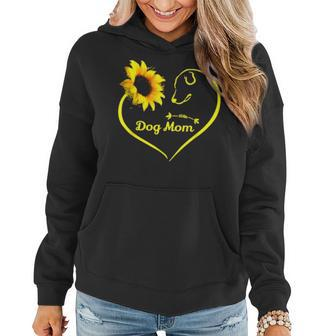 Dog Mom Sunflower V2 Women Hoodie - Seseable