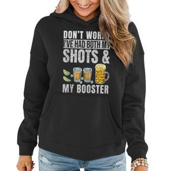 Dont Worry Ive Had Both My Shots And Booster Funny Vaccine Women Hoodie | Mazezy