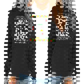Dope Black Nurse Africa American Melanin Queen Black History Women Hoodie - Seseable
