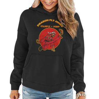 Dragon Fly Jones T-Shirt Women Hoodie Graphic Print Hooded Sweatshirt - Thegiftio UK