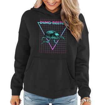 Dung Beetle Insect Lover Aesthetic Retro Dung Beetle Women Hoodie | Mazezy