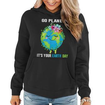 Earth Day 2023 Go Planet Its Your Floral Earth Day April 22 Women Hoodie | Mazezy AU