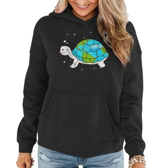Earth Day 2023 Restore Save The Planet Earth Sea Turtle Women Hoodie | Mazezy
