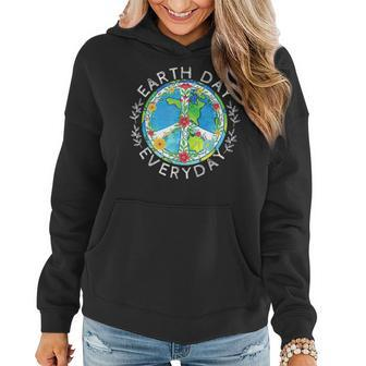 Earth Day Everyday Mother Earth Science Environmental Women Hoodie | Mazezy