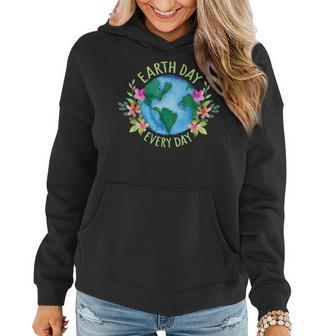 Earth Day Everyday Save The Planet Mother Earth Environment Women Hoodie | Mazezy