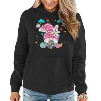 Easter Day Accept Understand Love Gnome Autism Awareness Women Hoodie - Seseable