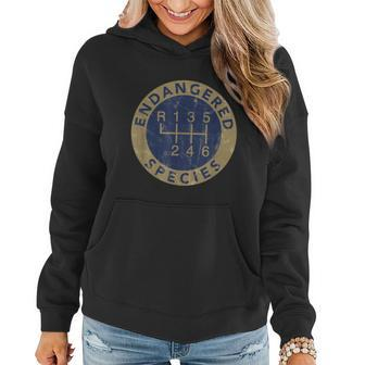 Endangered Species Stick Shift Manual Transmission Drivers Women Hoodie - Monsterry UK