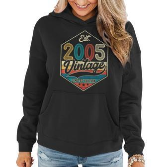Est 2005 Limited Edition 18Th Birthday Gifts 18 Year Old Women Hoodie - Thegiftio UK