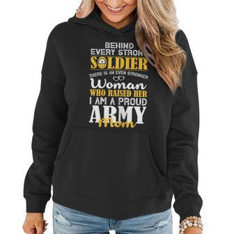 Every Strong Soldier Military Parents Proud Army Mom Gift For Womens Women Hoodie | Mazezy