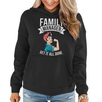 Familienmanager Bekommen Alles Hin Beste Mama Aller Zeiten Frauen Hoodie - Seseable