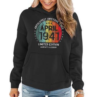 Fantastisch Seit April 1941 Männer Frauen Geburtstag Frauen Hoodie - Seseable