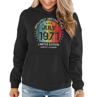 Fantastisch Seit Juli 1971 Männer Frauen Geburtstag Frauen Hoodie - Seseable