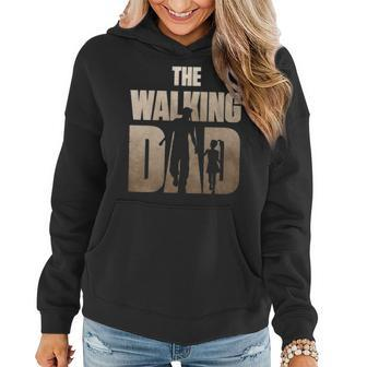 Father Daughter S The Walking Dad Funny Fathers Day Women Hoodie - Seseable