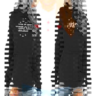 Fathers Day Gift Papa Gift From Grandkids Son Daughter Women Hoodie - Thegiftio
