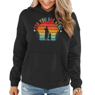 Fathers Day Greatest Best Dad King Daddy Father Daughter Women Hoodie - Thegiftio UK