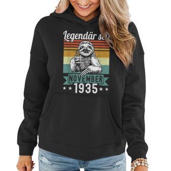 Faultier Legendär Seit November 1935 Geburtstag Frauen Hoodie - Seseable