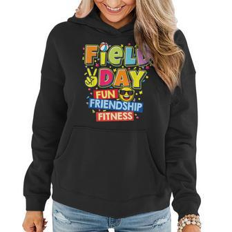 Field Day Fun Friendship Fitness Kids Teacher Field Day 2023 Women Hoodie | Mazezy