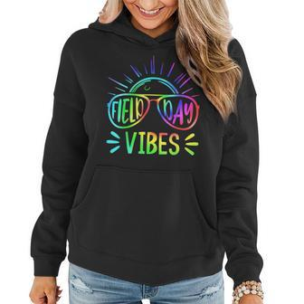 Field Day Vibes 2023 Teacher Kids Groovy Tie Dye Hippie Women Hoodie | Mazezy