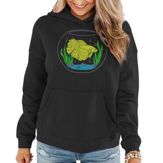 Fisch Aquarium Niedlich Frauen Hoodie - Seseable