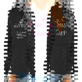 Flamingo Squad Bridesmaid Wedding Group Costume Gift Women Hoodie | Mazezy