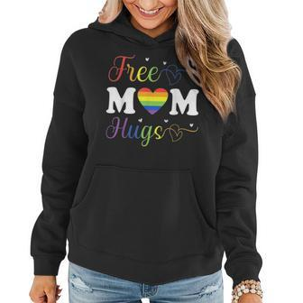 Free Mom Hugs Lgbt Rainbow Gay Lesbian Women Hoodie - Seseable