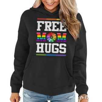 Free Mom Hugs Pride Lgbt Gift V3 Women Hoodie - Seseable