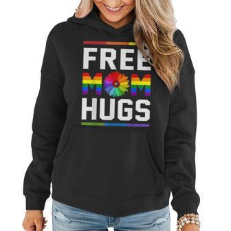 Free Mom Hugs Pride Month Lgbt Gifts Women Hoodie - Seseable